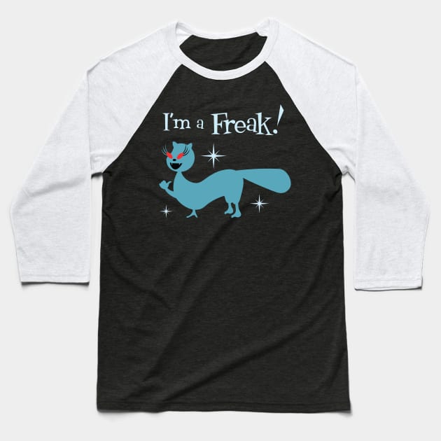 Gef the Talking Mongoose Baseball T-Shirt by The Constant Podcast